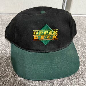 Upper Deck Black and Green Men's Hat
